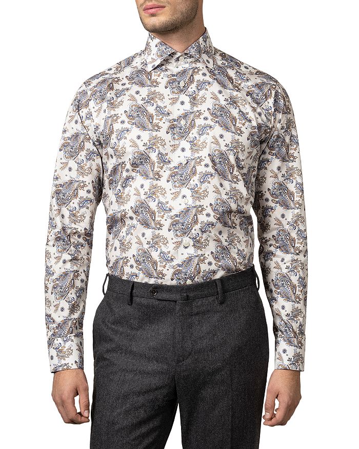 Eton Slim Fit Paisley Shirt | Bloomingdale's