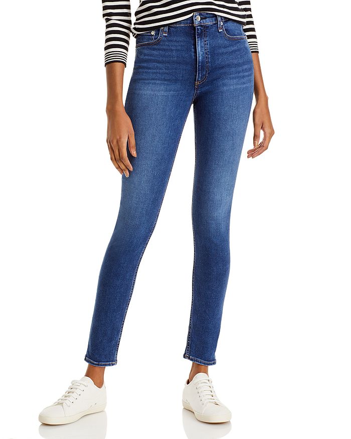 rag & bone Nina High Rise Skinny Jeans in Echo | Bloomingdale's
