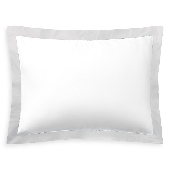 Polo Ralph Lauren Organic Sateen Border Sham, Standard In True Platinum