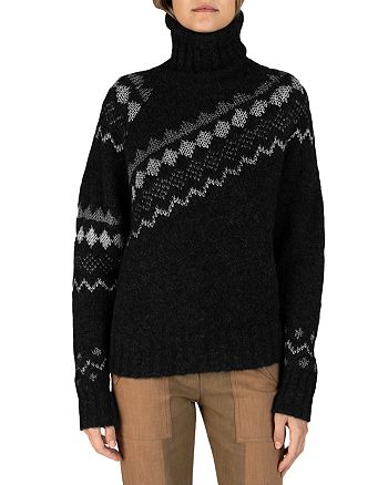Derek Lam 10 Crosby Grammer Diagonal Turtleneck Sweater | Bloomingdale's