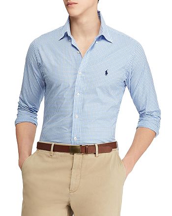Polo Ralph Lauren Poplin Slim Fit Button-Down Shirt | Bloomingdale's