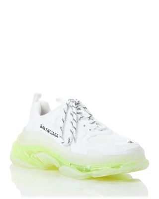 Triple S Clear Sole Chunky Sneakers 