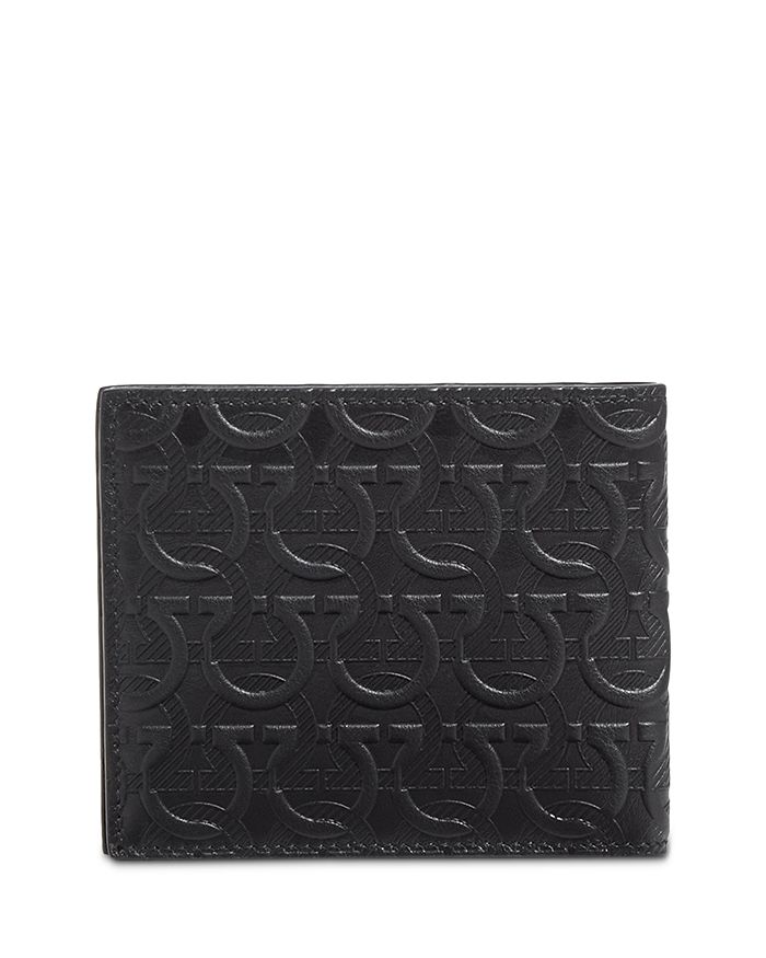 Salvatore Ferragamo Embossed Gancini Leather Wallet | Bloomingdale's