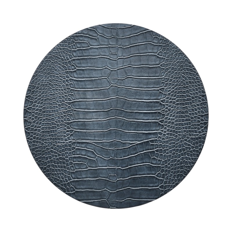 Kim Seybert Croco Placemat in Cadet