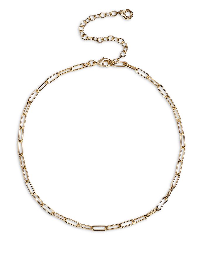 Shop Baublebar Hera Link Choker Necklace, 13-16 In Gold