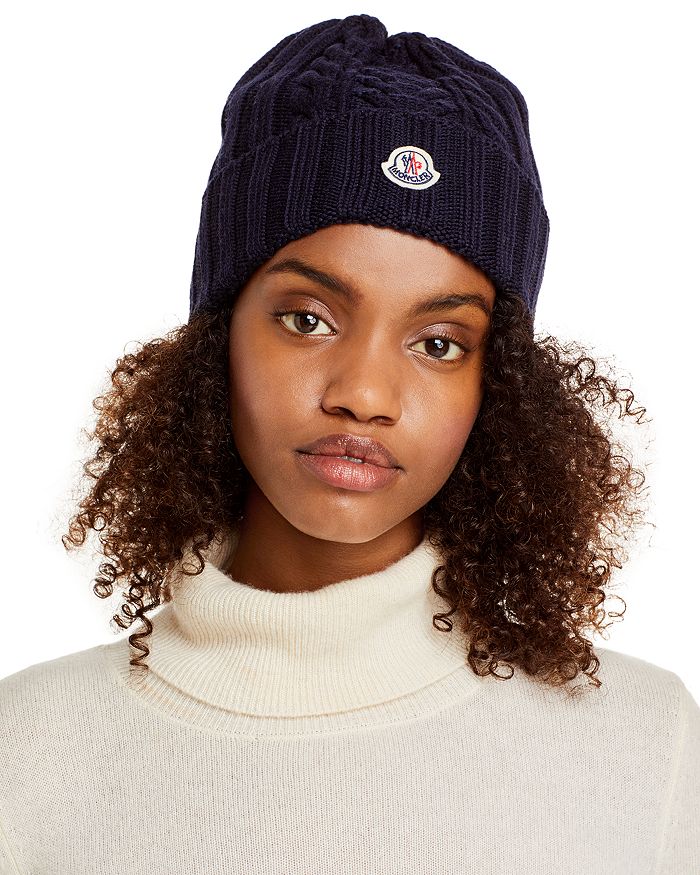 MONCLER BERRETTO CABLE KNIT BEANIE,F20939Z70600A9146
