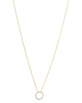 Bloomingdale's - Diamond Circle Pendant Necklace in 14K Yellow Gold, 0.30 ct. t.w. - 100% Exclusive