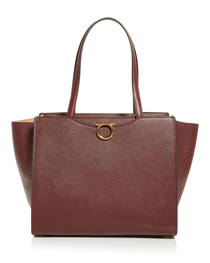 Ferragamo Salvatore Leather Shoulder Bag | Bloomingdale's