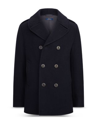 Melton Wool Blend Peacoat