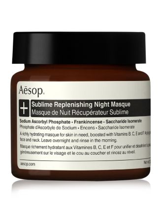 パック・フェイスマスク Aesop Sublime Replenishing Night Masque Aesop Sublime Replenishing Night Masque 2 oz. | Bloomingdale's