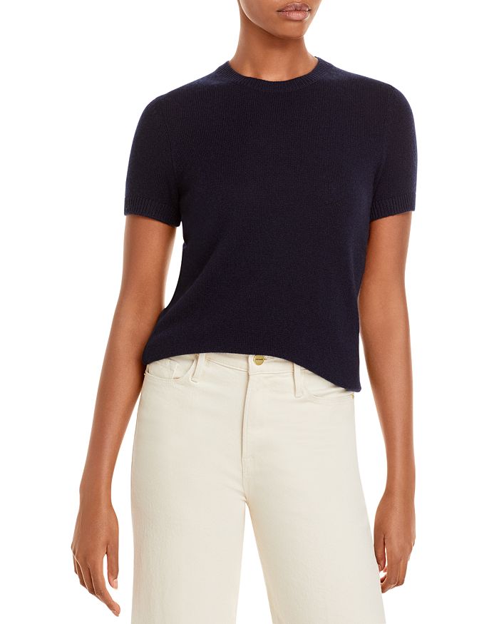 THEORY FEATHERWEIGHT CASHMERE TEE,J0118706