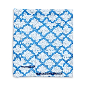 Roller Rabbit Jemina Cotton Sheet Set, Twin In Blue