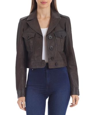 bloomingdale's leather jacket