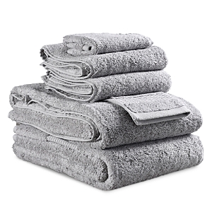 Delilah Home Organic Cotton Towels, Set Of 6 In Light Gray