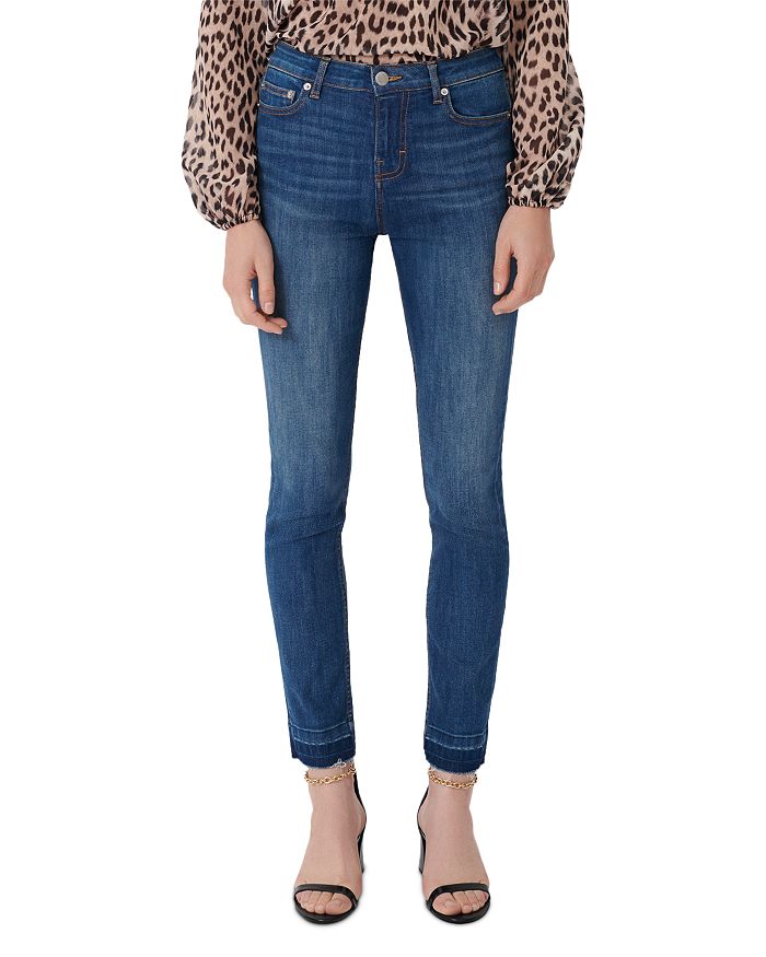 Maje Presto High-Rise Skinny Jeans in Blue | Bloomingdale's