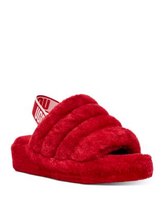ugg red fluff yeah
