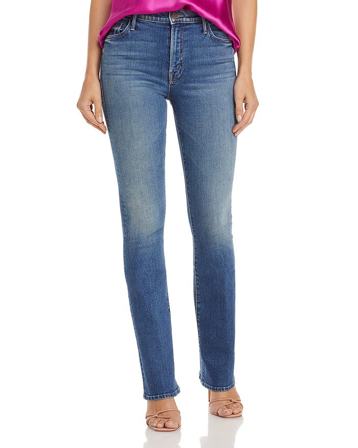 MOTHER The Insider Straight Jeans in So Long | Bloomingdale's