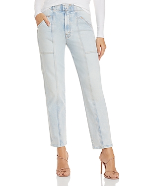 Mother The Springy Straight Ankle Jeans in Finale