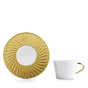 Bernardaud Twist Gold Espresso Saucer - 100% Exclusive