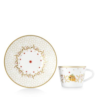 Bernardaud - Noel Blanc Tea Cup