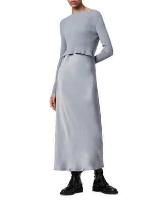 ALLSAINTS Hera Two In One Slip Dress - 100% Exclusive | Bloomingdale's