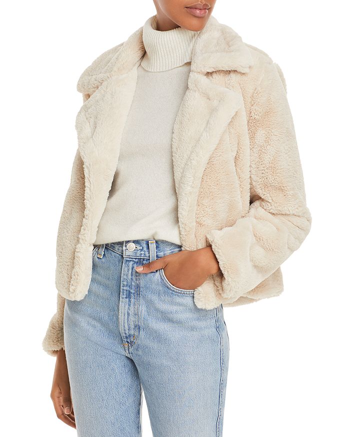 BLANKNYC Faux Fur Jacket | Bloomingdale's