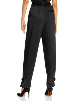 satin dress pants womens