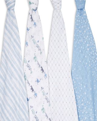 4 Pk. Printed Classic Swaddles