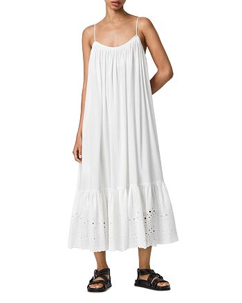 ALLSAINTS Paola Cotton Slip Dress | Bloomingdale's