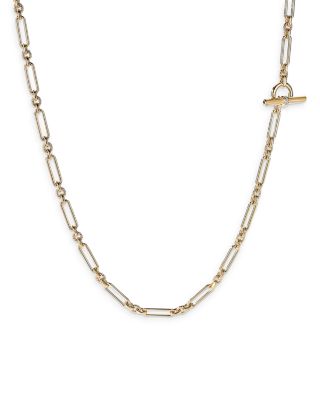 David Yurman - Lexington Chain Necklace in 18K Yellow Gold with Diamonds, 36"