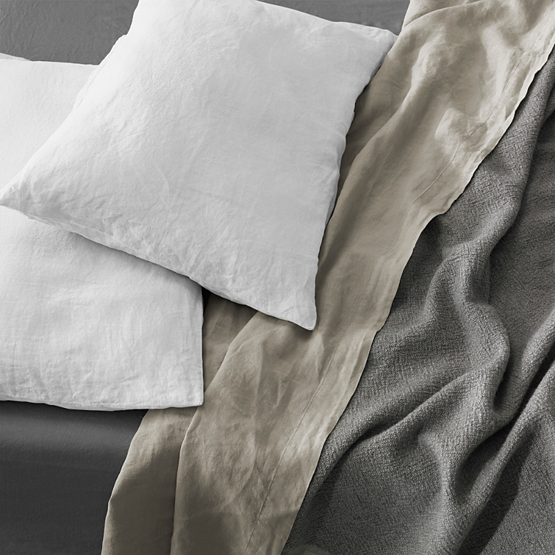 Society Limonta Rem Linen 2-piece Pillowcase Set In Bianco