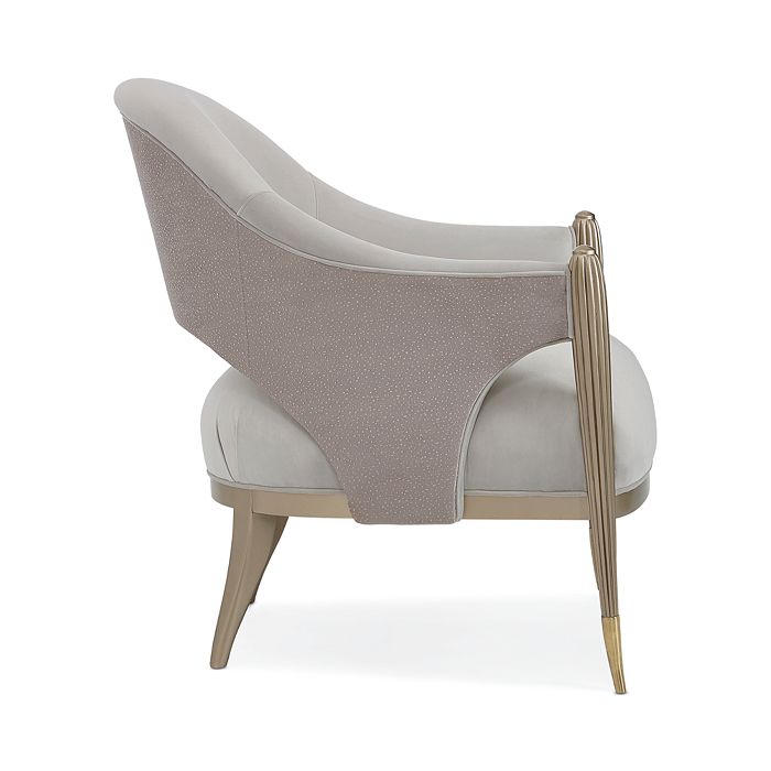 Shop Caracole Pretty Little Thing Accent Chair In Beige