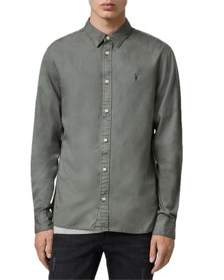 olive shirt dress Ana Shirt Dress
