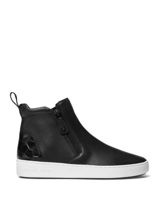 women's all black high top sneakers