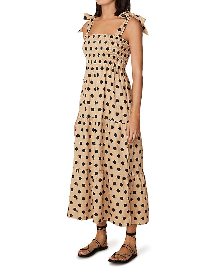 Faithfull the Brand Rianne Linen Printed Midi Dress | Bloomingdale's