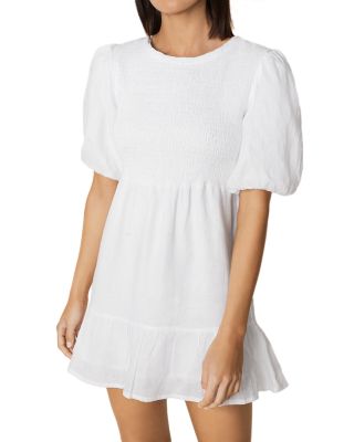 Faithfull the Brand Lorica Linen Mini Dress | Bloomingdale's