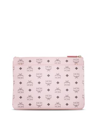 bright pink clutch bag