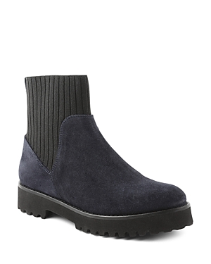 ANDRE ASSOUS WOMEN'S SARA FABRIC PANEL SUEDE BOOTIES AA0SAR41