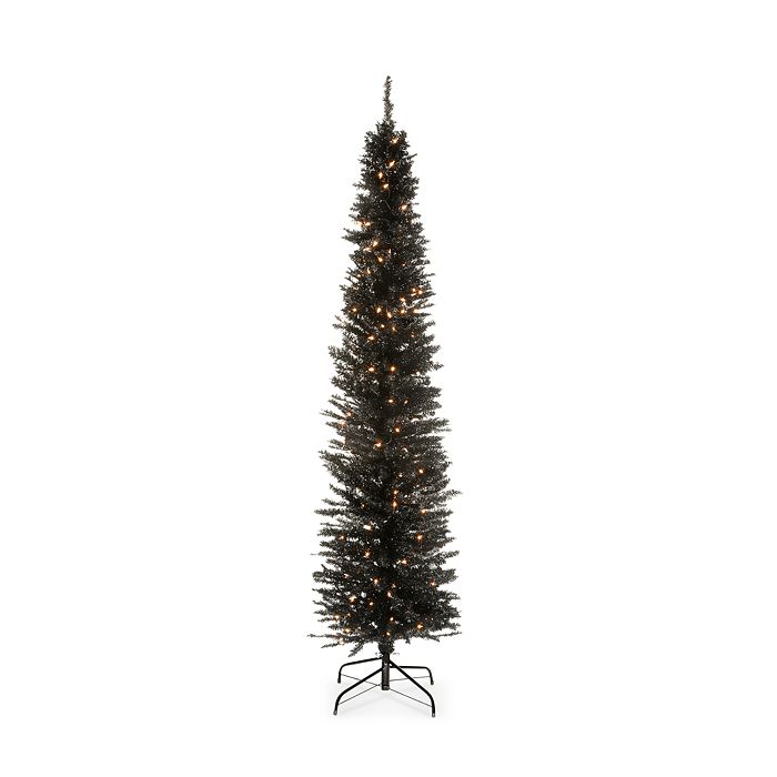 6 ft. Tinsel Collection Purple Tree main image 0