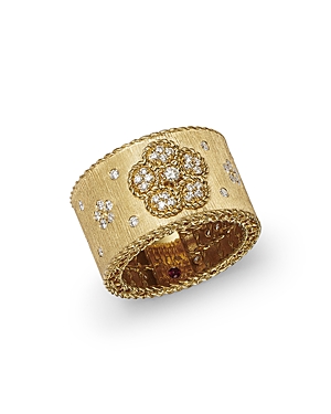 Roberto Coin 18K Yellow Gold Daisy Lux Diamond Ring - 100% Exclusive