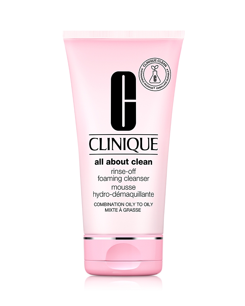 Photos - Cream / Lotion Clinique All About Clean Rinse-Off Foaming Face Cleanser 5 oz. 663E01