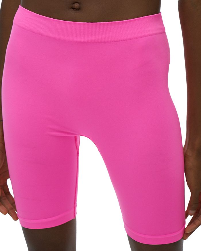 Helmut Lang Stretch-jersey Biker Shorts In Disco Pink