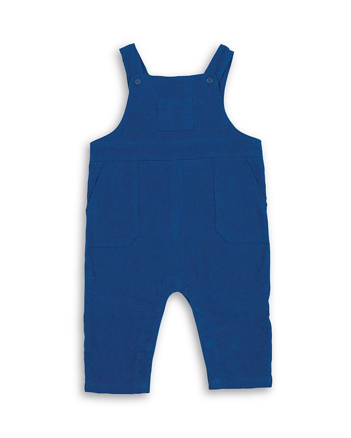 Angel Dear Boys' 2 Pc. Puppy Print Bodysuit & Corduroy Overalls Set - Baby In Blue