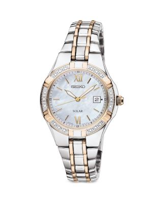 Seiko Watch - Diamond Solar Watch, 29mm