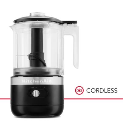 Battery operated food processor mixer