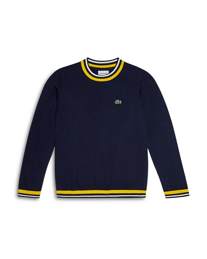 Lacoste jumper boys on sale