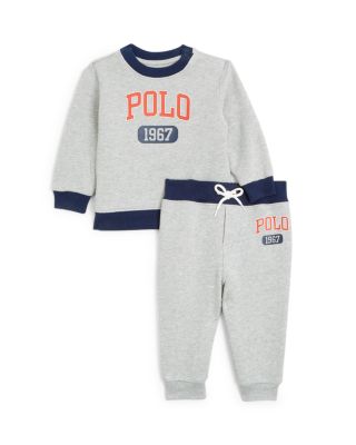 polo sweatshirt and pants set