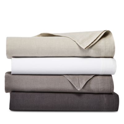 REM Linen Flat Sheet, King/Queen