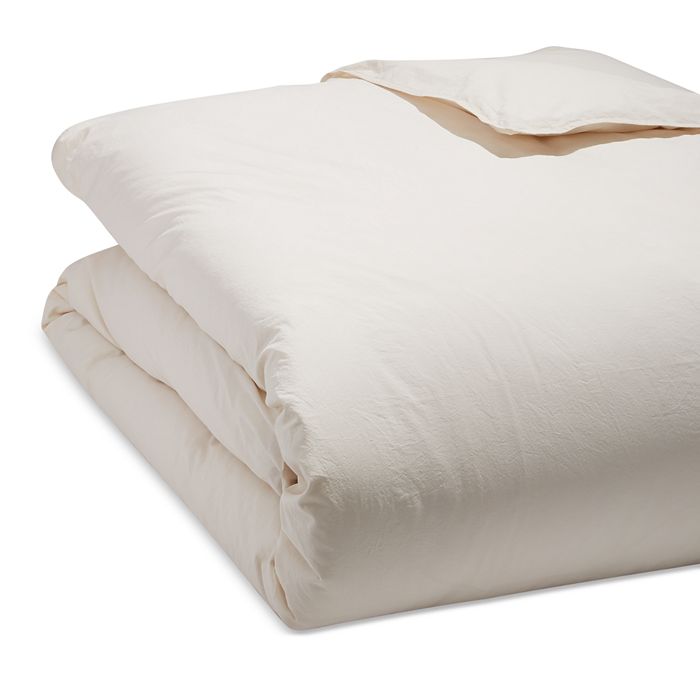 Society Limonta Nite Cotton Duvet Cover, King In Bianco
