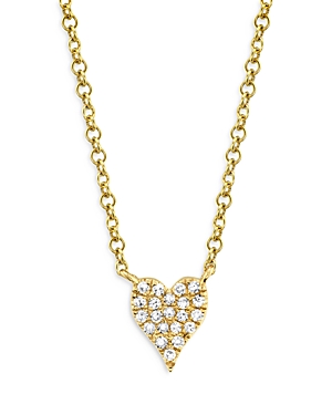Moon & Meadow 14K Yellow Gold Diamond Heart Pendant Necklace - 100% Exclusive